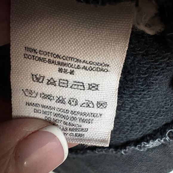 We The Free by Free People Thermal Button Front Tunic Top Washed Grey XS - Picture 6 of 8